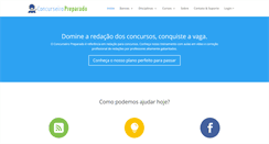 Desktop Screenshot of concurseiropreparado.com